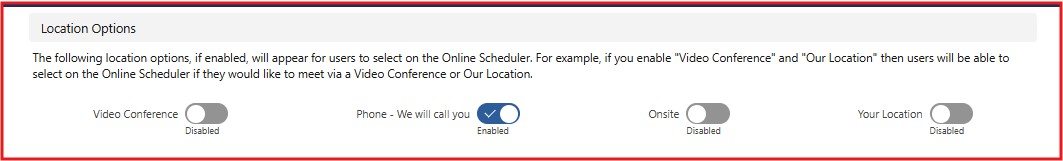 Ability to Enable More ‘Location Options’